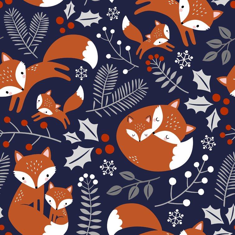 Redwood Rover Fox Peel and Stick Wallpaper Roll | Wayfair